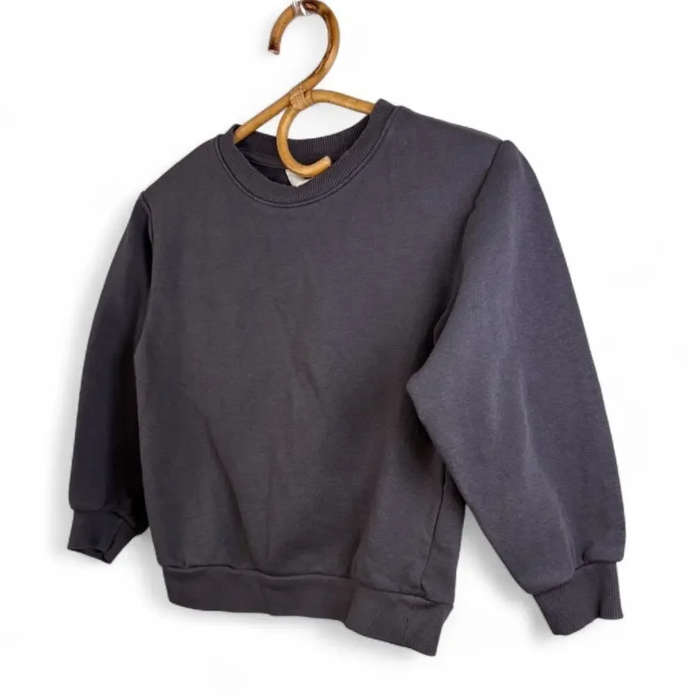 H&M Gray Crewneck Sweatshirt Kids size 6X/7